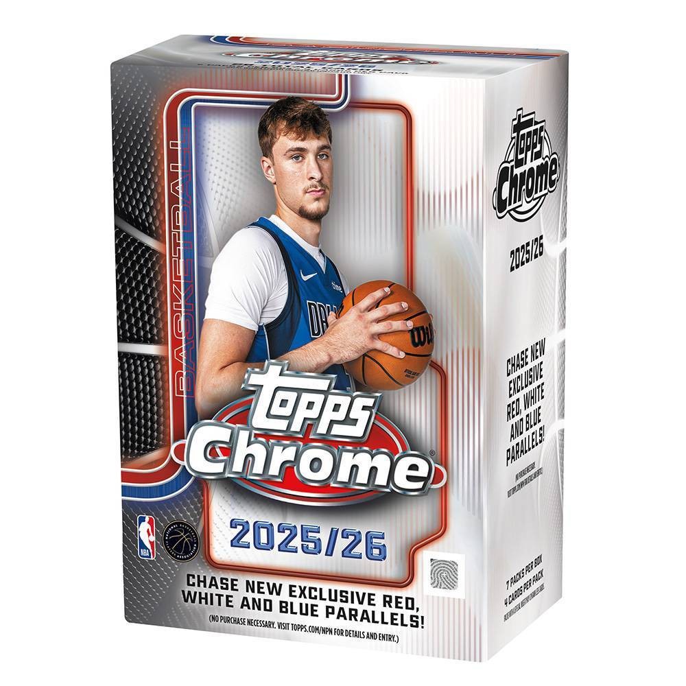 Topps 2025-26 NBA Chrome Basketball Value Box