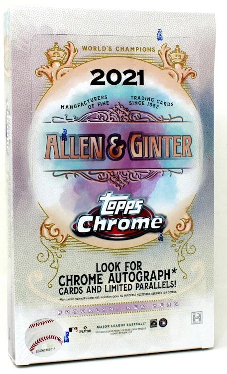 2021 Topps Chrome Allen & Ginter Hobby Box