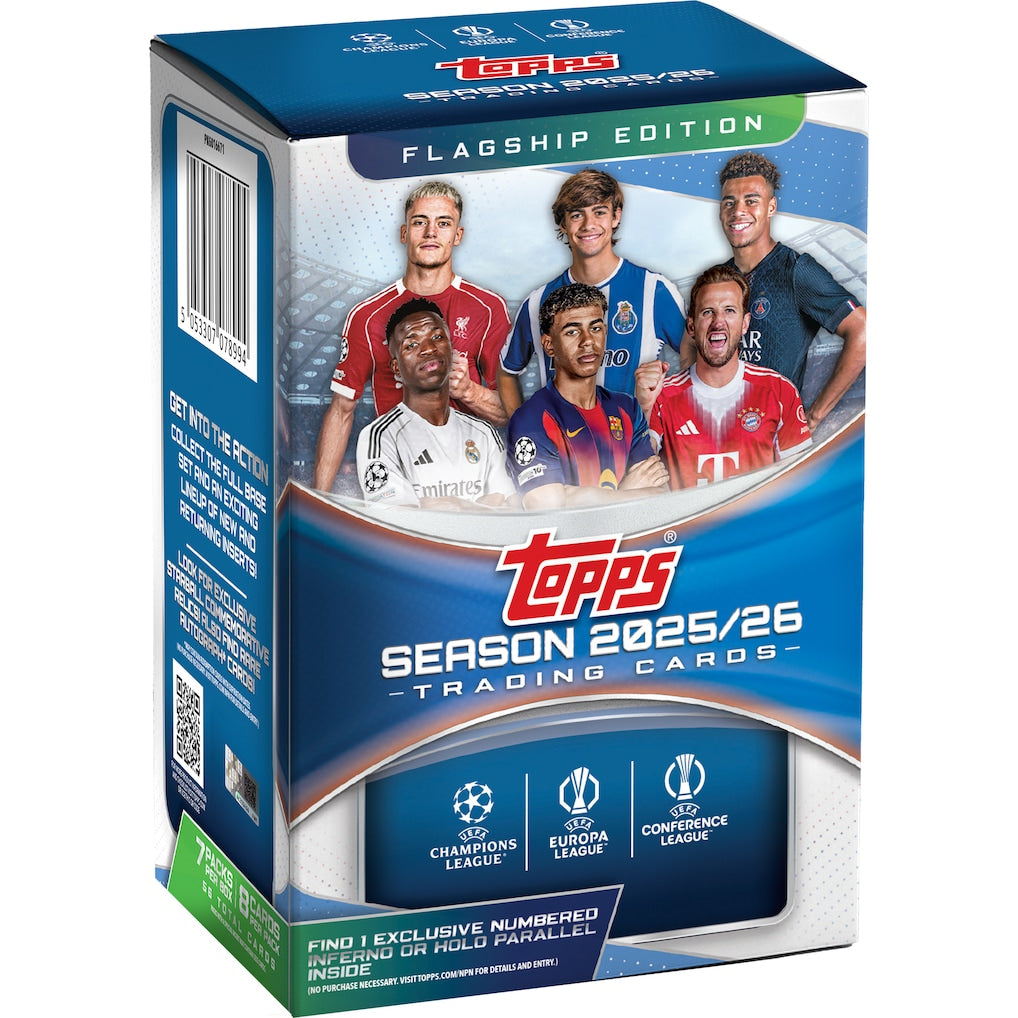 2025/26 Topps UCC Club Competitions Factory Sealed Value Box