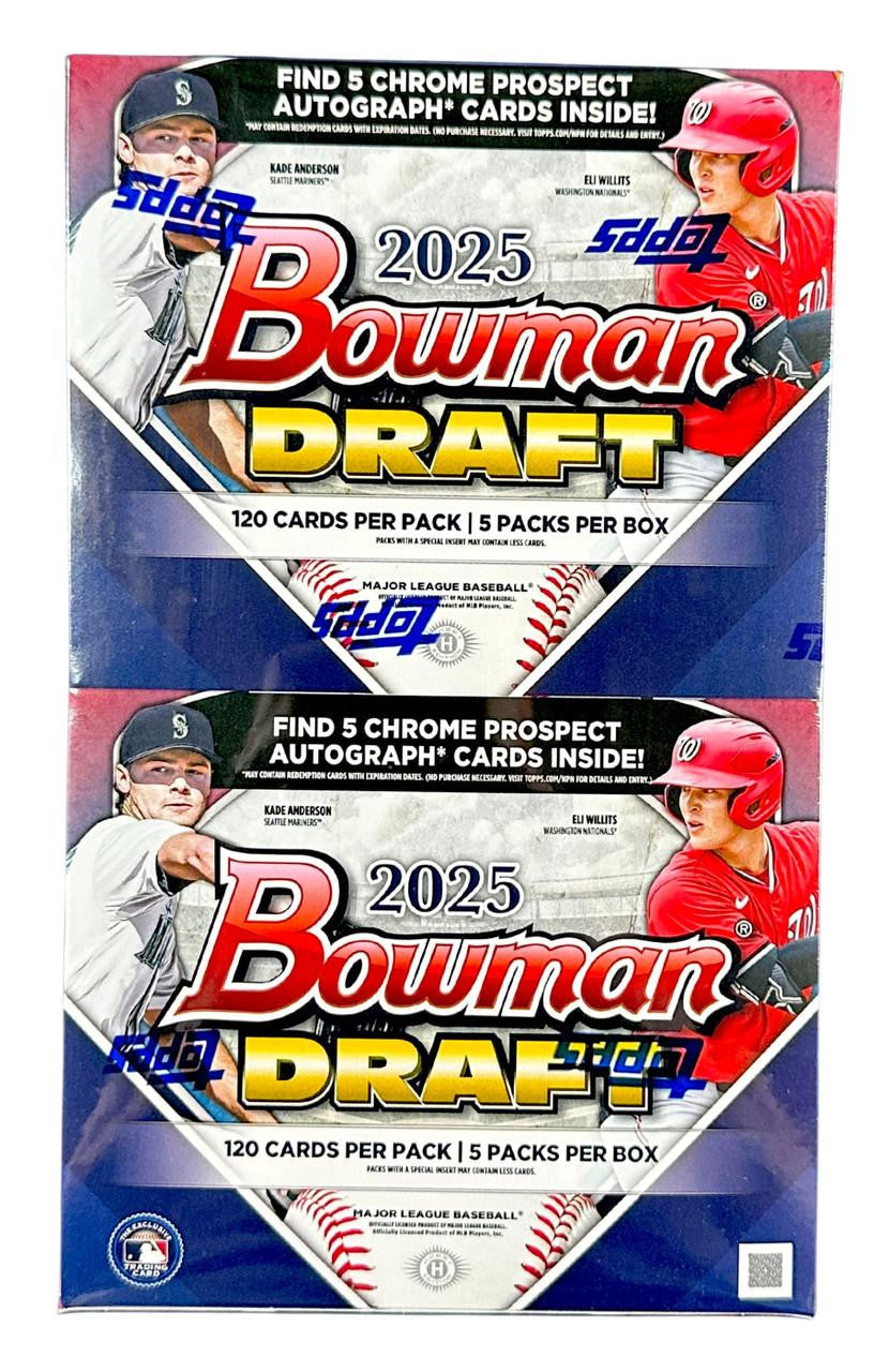 2025 Bowman Draft Baseball Cards Hobby SUPER Jumbo (5-Auto's)