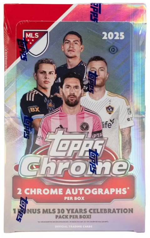 2025 Topps chrome MLS Hobby Box