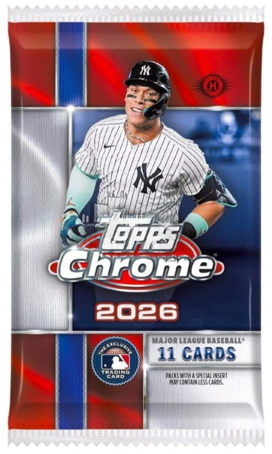 2026 Topps Chrome Baseball Jumbo Pack