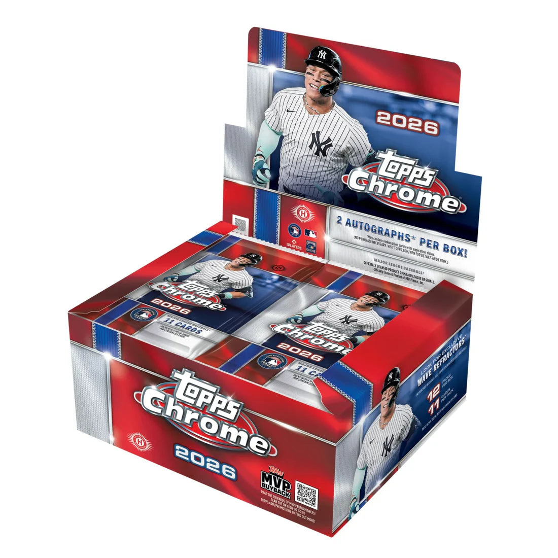 2026 Topps Chrome Baseball Hobby Jumbo Box