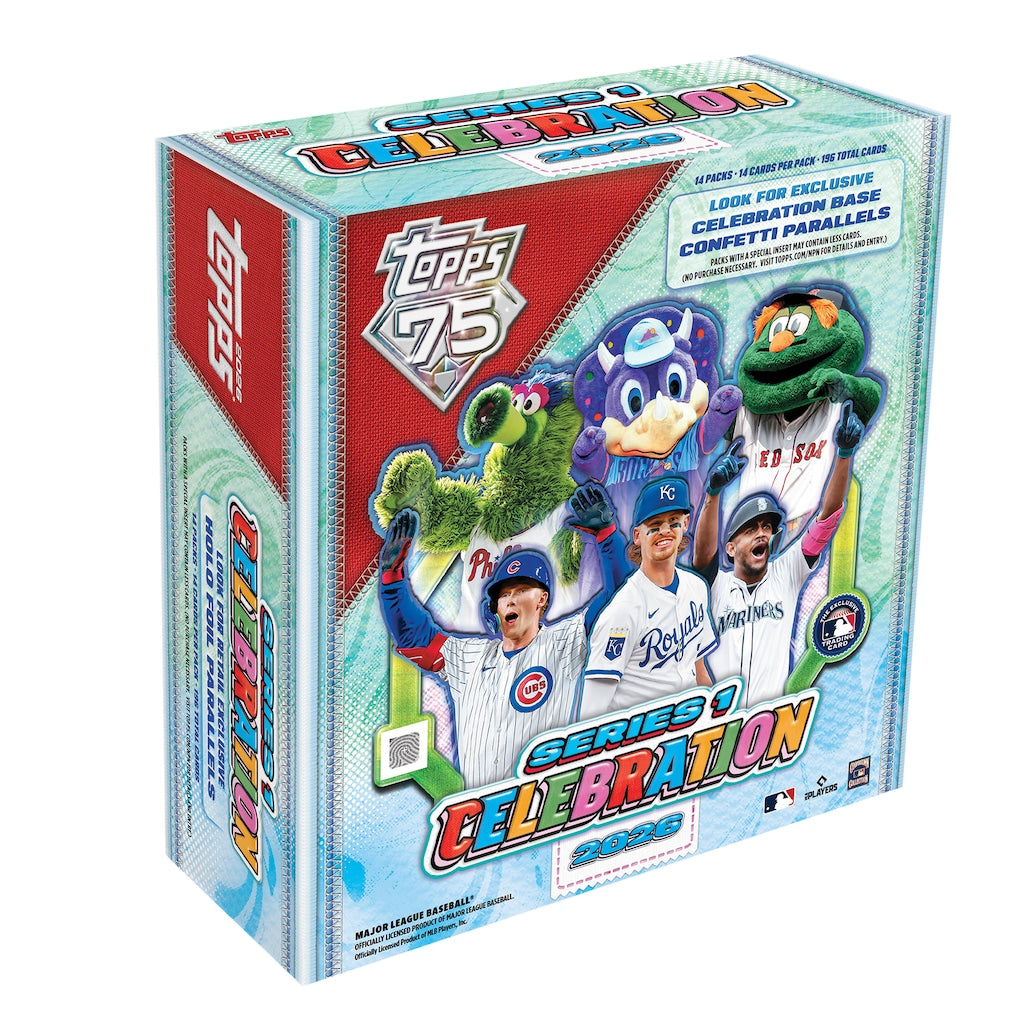 2026 Topps MLB Series 1 Baseball Trading Card Celebration Box