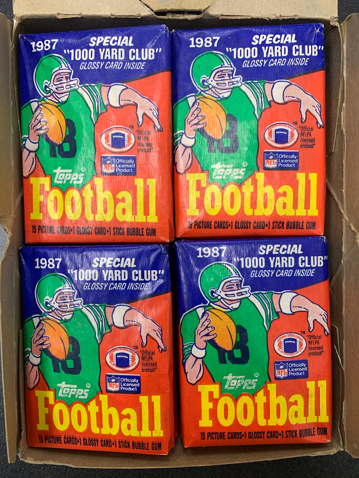 Topps 1987 Football Wax Box Unopened