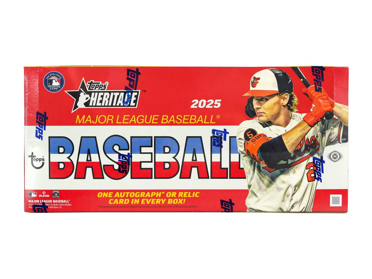 Topps 2025 Heritage MLB Baseball Hobby Box