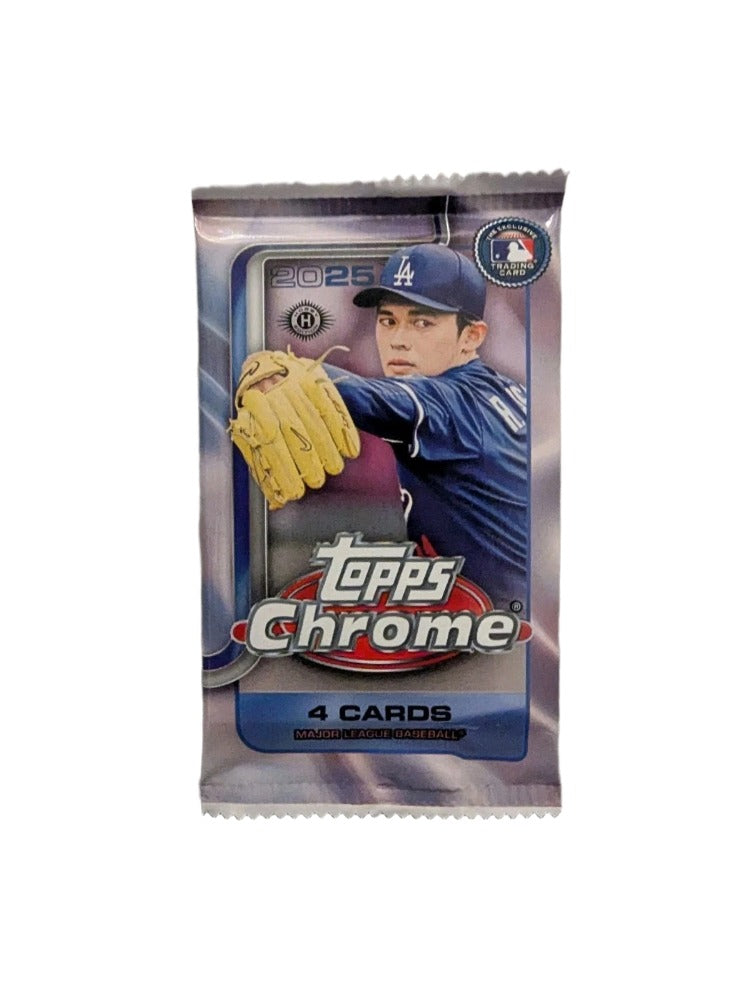 Topps Chrome Baseball 2025 Hobby Pack