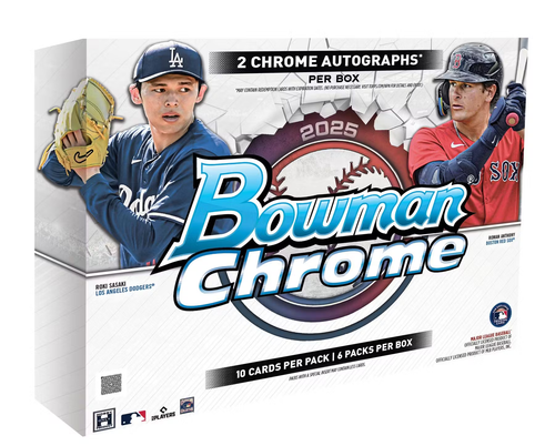 Topps 2025 Bowman Chrome Baseball Hobby Box Sealed