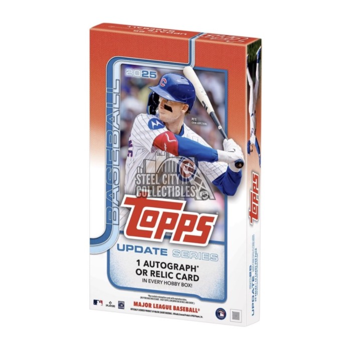 Topps 2025 Update Series Baseball Hobby Box