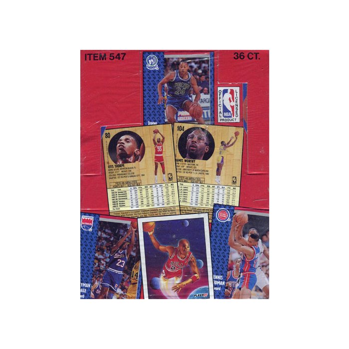 Fleer Basketball 1991/92 Series 1 Wax Box