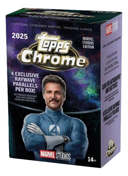 Topps 2025 Chrome Marvel Studios Value Box (Blaster)