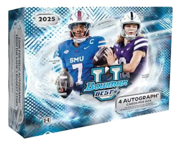 Bowman 2025 University Best Football Sealed Hobby Box