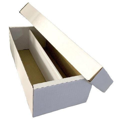 Shoe Box 2-Row Trading Card Storage Box fits TopLoaders