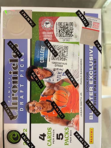 Panini 2022 NBA Chronicles Draft Picks Basketball Blaster Card Box