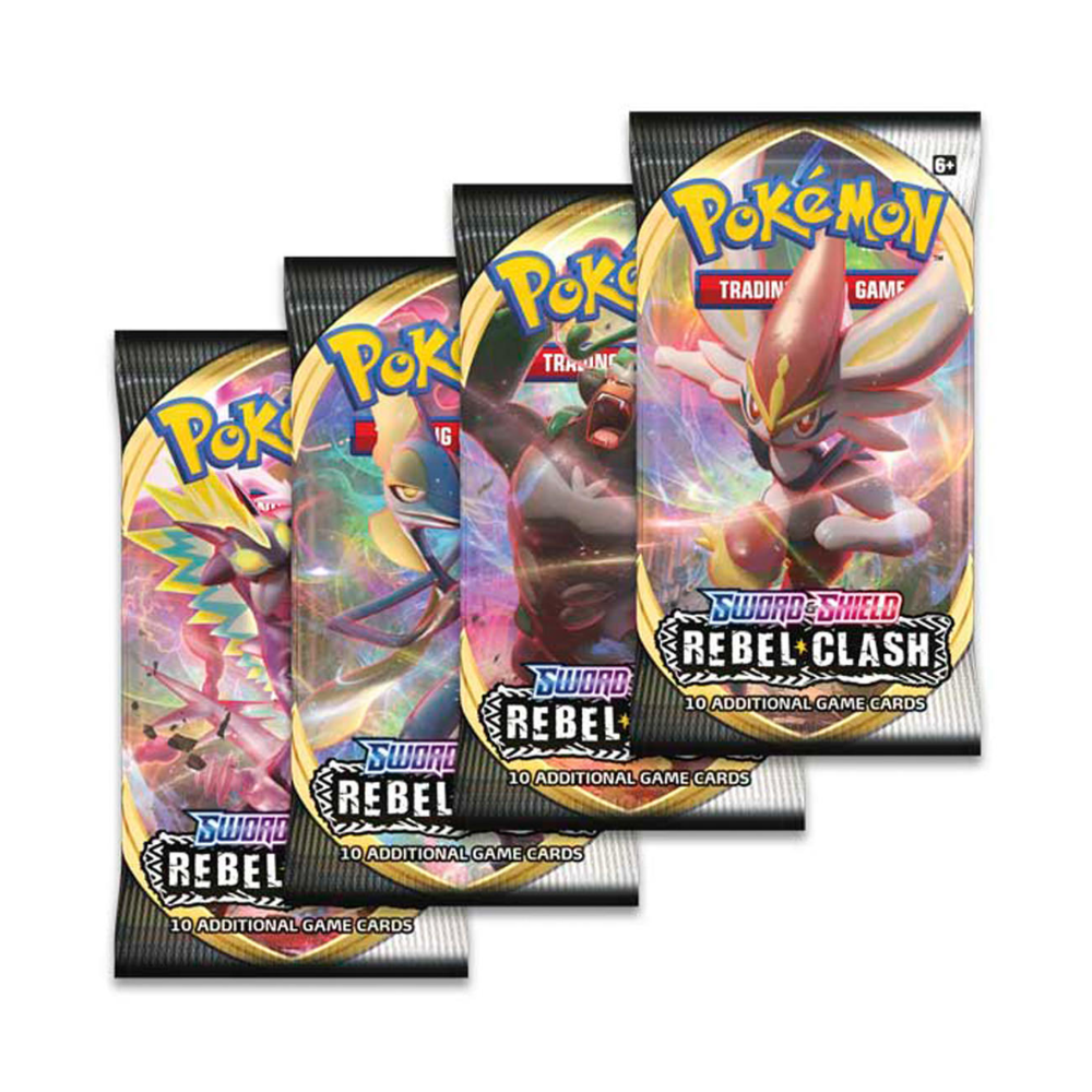 Pokemon Sword & Shield Rebel Clash Booster Pack - Art Varies