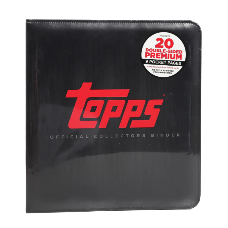 Topps Black Official Collectors Binder with Sheets
