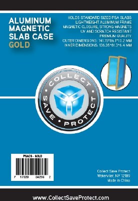 CSP PSA SLAB Aluminum Magnetic CASE - GOLD