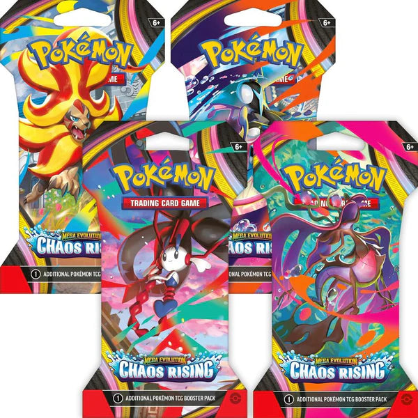 POKEMON Chaos Rising Sleeved Booster Pack - ME04: Chaos Rising