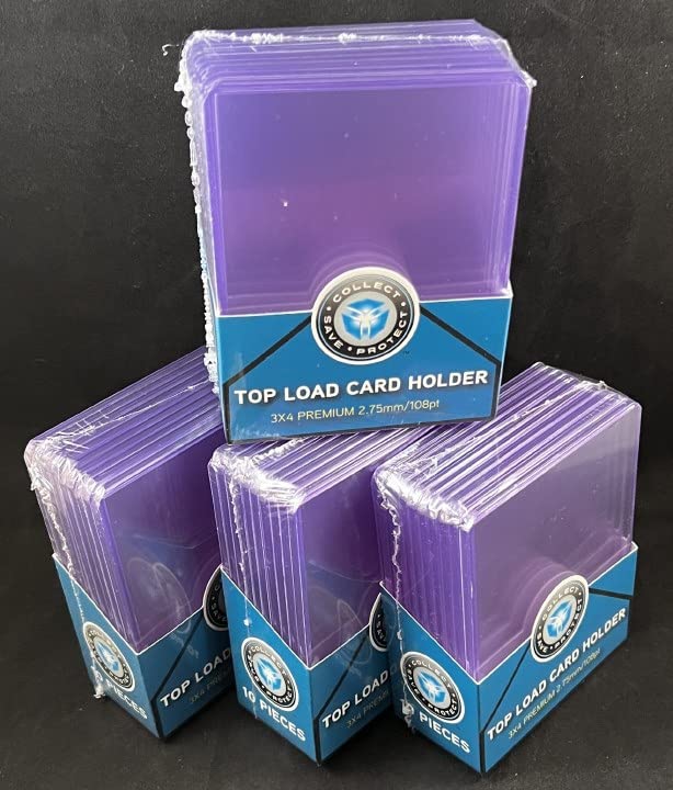 Collect Save Protect BCW 3x4 TopLoad 108pt 2.75mm