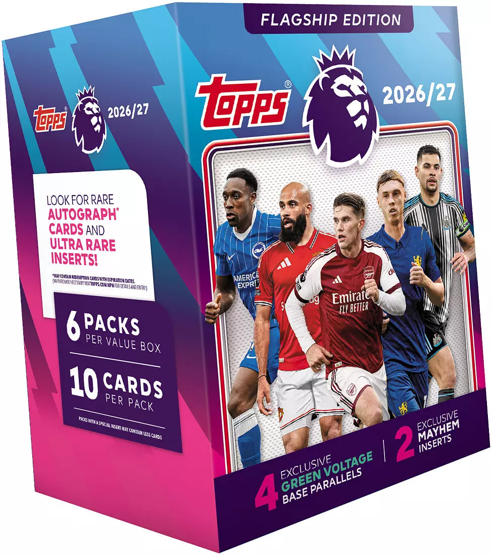 2026/2027 Topps English Premier League - Flagship - Value Box Blaster