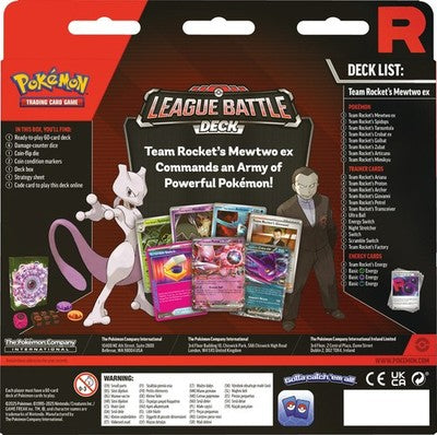 Pokémon Team Rocket’s Mewtwo Ex League Battle Deck