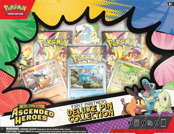 Pokemon Ascended Heroes First Partners Deluxe Pin Collection Box