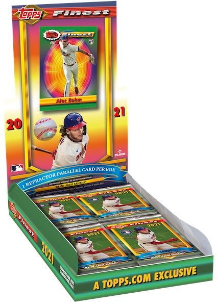 Topps 2021 Finest Flashbacks Baseball Hobby Box