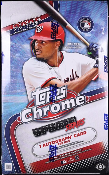 Topps 2025 Chrome Updates Baseball Hobby Box
