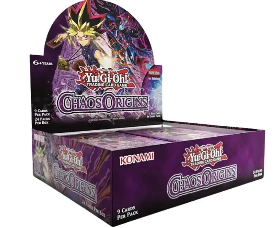 Yu-Gi-Oh Chaos Origins Booster Box 24 Packs Konami English Sealed