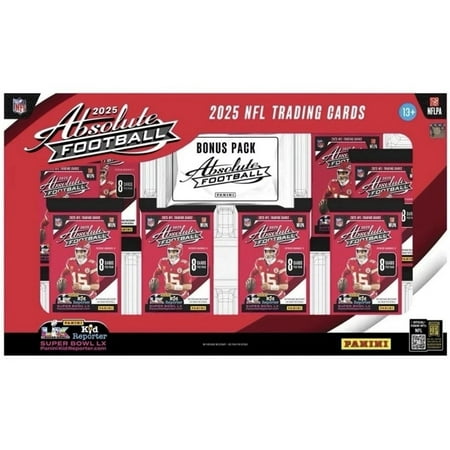 Panini 2025 Absolute Football 9-Pack Sam's Club Exclusive Bundle