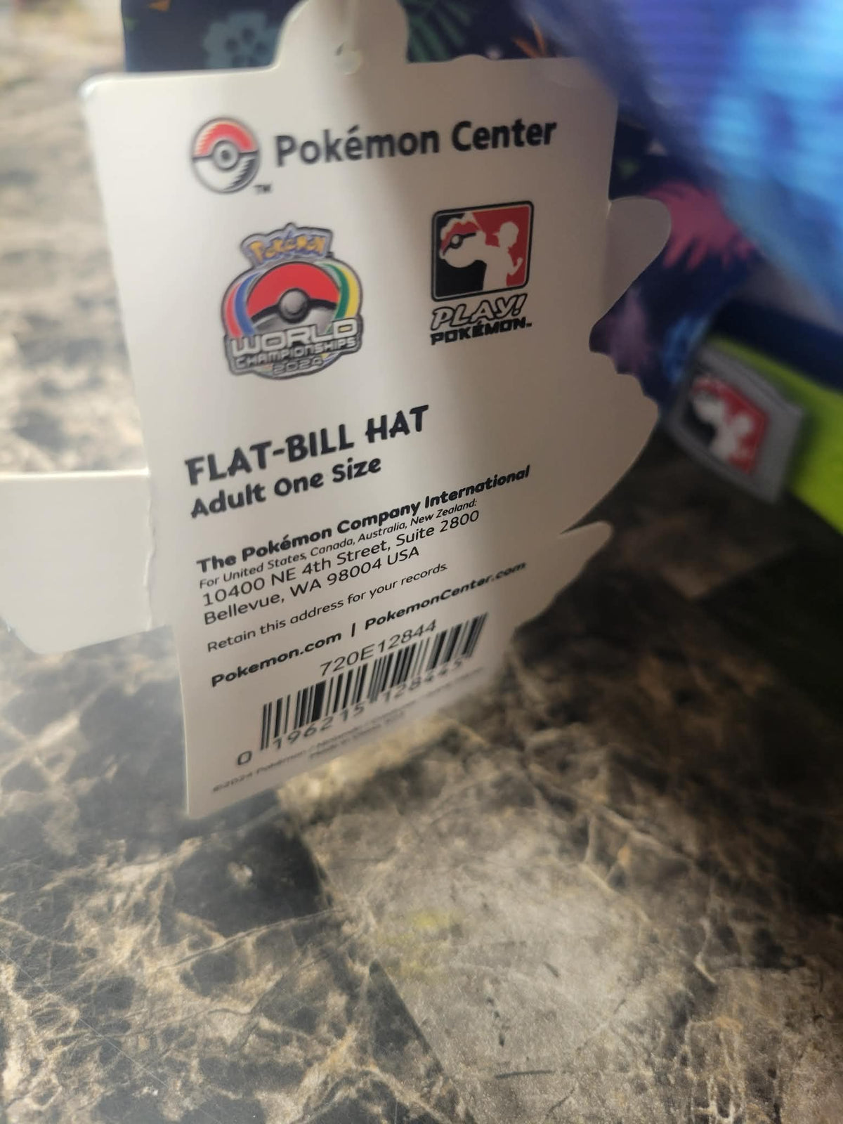 Pokemon Cap WCS 2024 Honolulu Pikachu Blue New with Tag RARE!