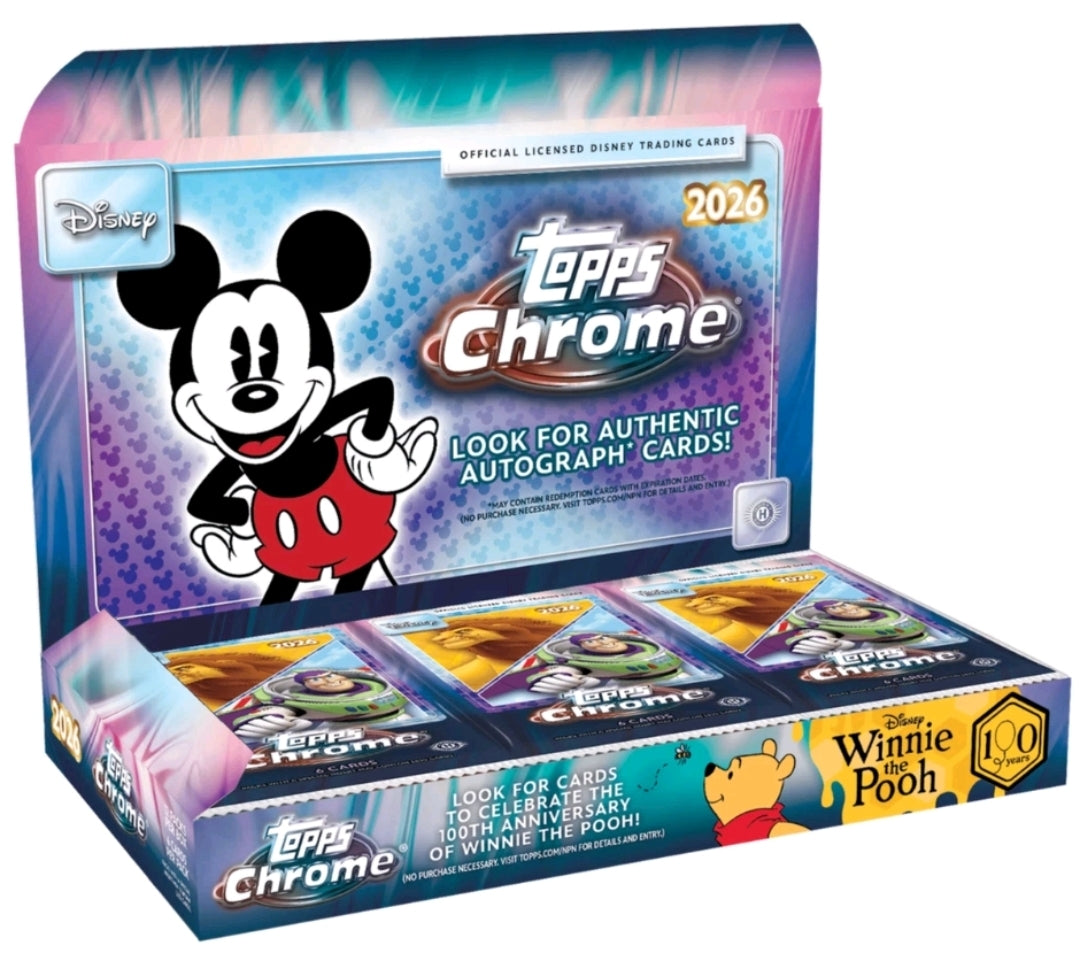 2026 Topps Chrome Disney Hobby Box