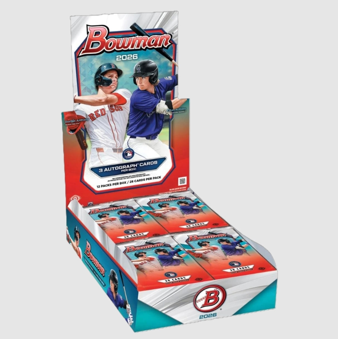 2026 Bowman Baseball JUMBO Hobby Box