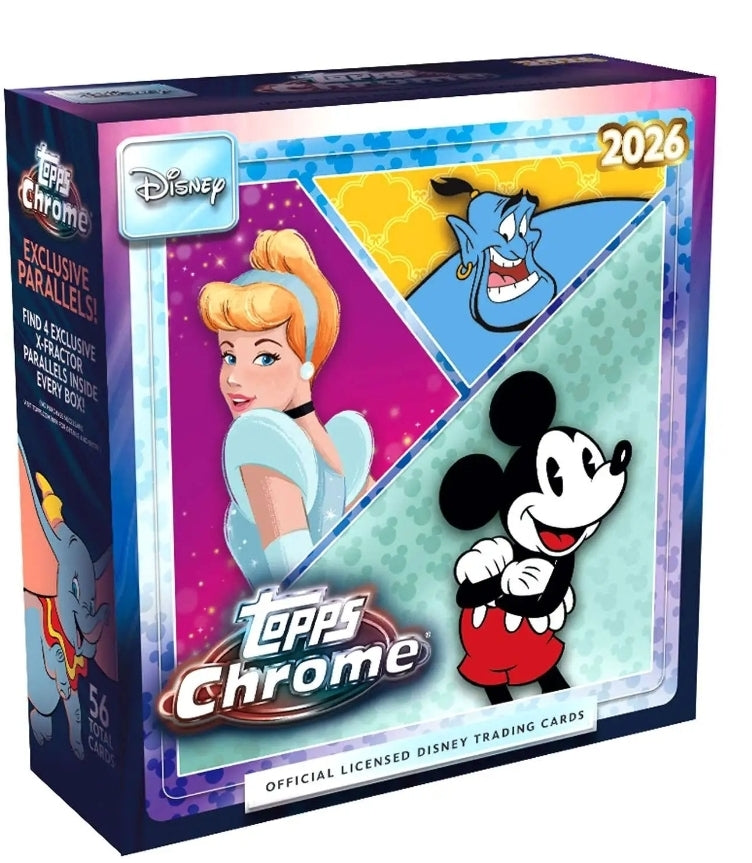 2026 Topps Chrome Disney Mega Box