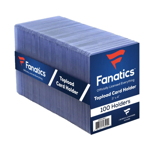 Fanatics Card Protectors Toploaders 12 Mil (100ct)