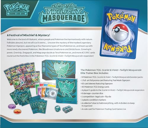 Pokémon Scarlet & Violet Twilight Masquerade Elite Trainer Box