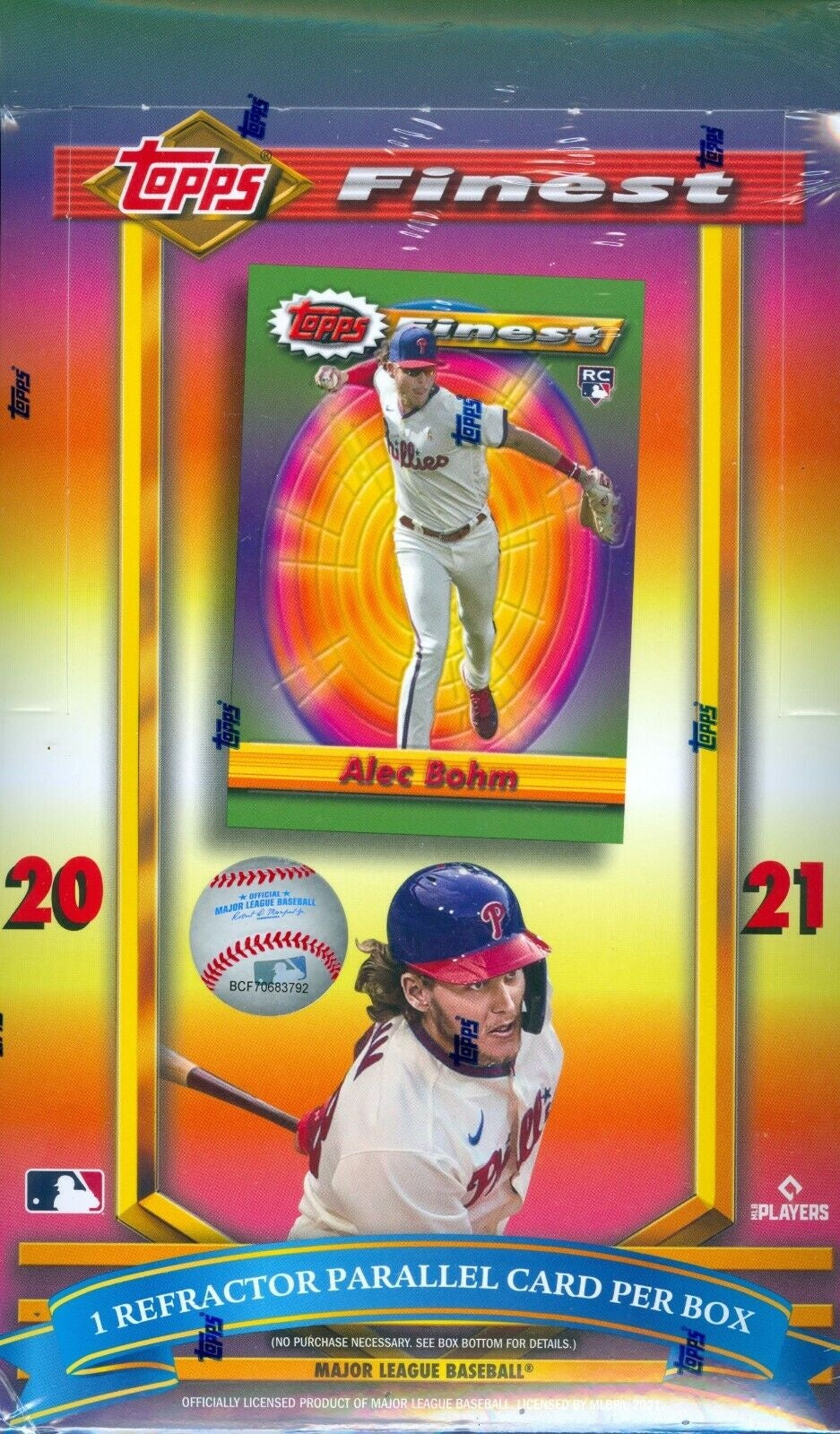 Topps 2021 Finest Flashbacks Baseball Hobby Box
