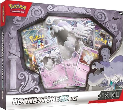 Pokémon Houndstone EX Box - Pack of 1, 4 Packs Promos