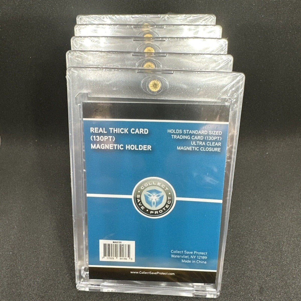 COLLECT*SAVE*PROTECT Magnetic 130pt One-Touch Trading Card Holders
