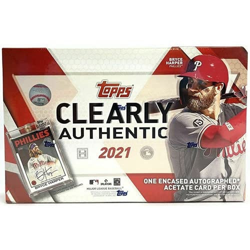 Topps 2021 Clearly Authentic Baseball Hobby Box
