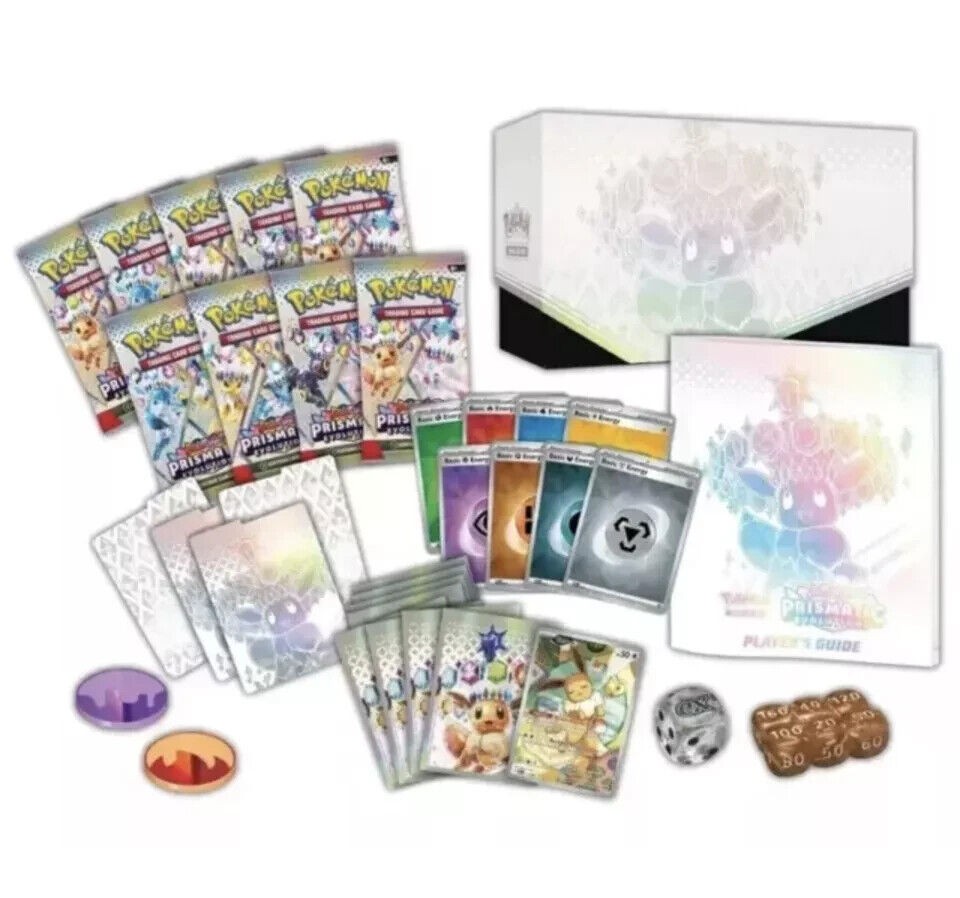 Pokémon Scarlet & Violet Prismatic Evolutions Elite Trainer Box