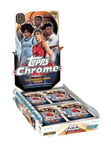 Topps 2023-24 Basketball Overtime Elite Chrome Hobby Trading Card Box