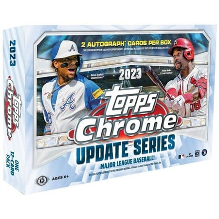 Topps MLB 2023 Chrome Update Series Baseball Trading Card Breaker Box