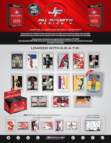 Sportscards.com Jersey Fusion All Sports Edition Series 4