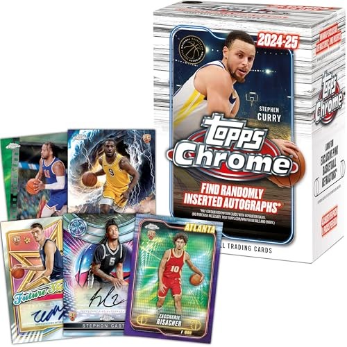 Topps 2024-25 Chrome Basketball Blaster Box