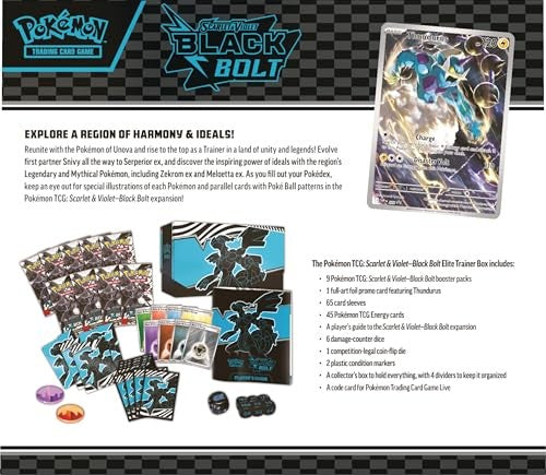 Pokémon Scarlet & Violet Black Bolt Elite Trainer Box ETB