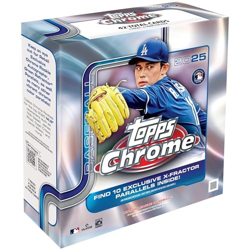 2025 Topps Chrome Baseball Factory Sealed Mega Box