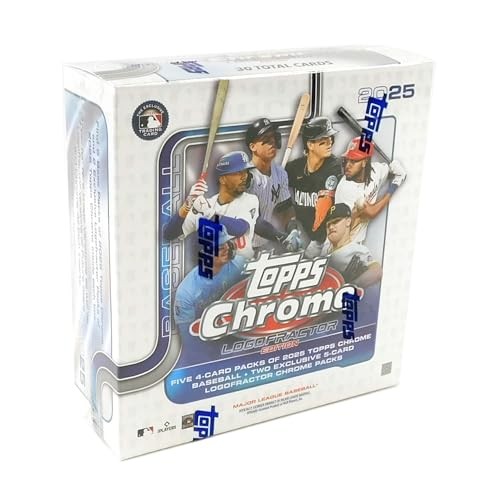 Topps 2025 Chrome Baseball Logofractor Mega Box