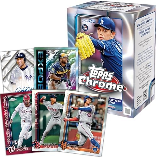 Topps 2025 Chrome Baseball Factory Sealed Value Box