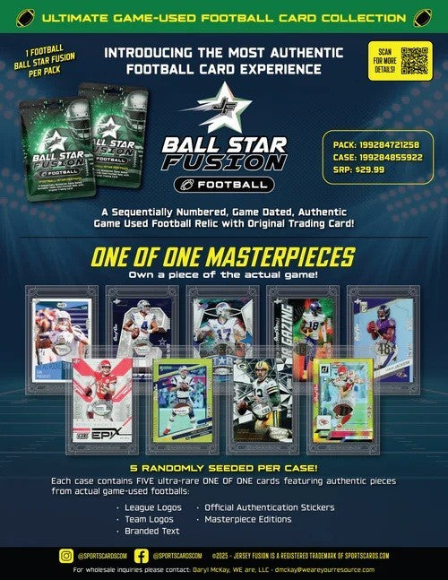 Jersey Fusion- All Star Fusion Football Pack